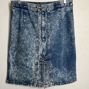 Vintage Denim USA Jean Skirt USA Made